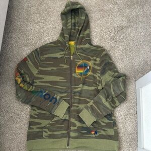 Camo Aviator Nation Zip Up